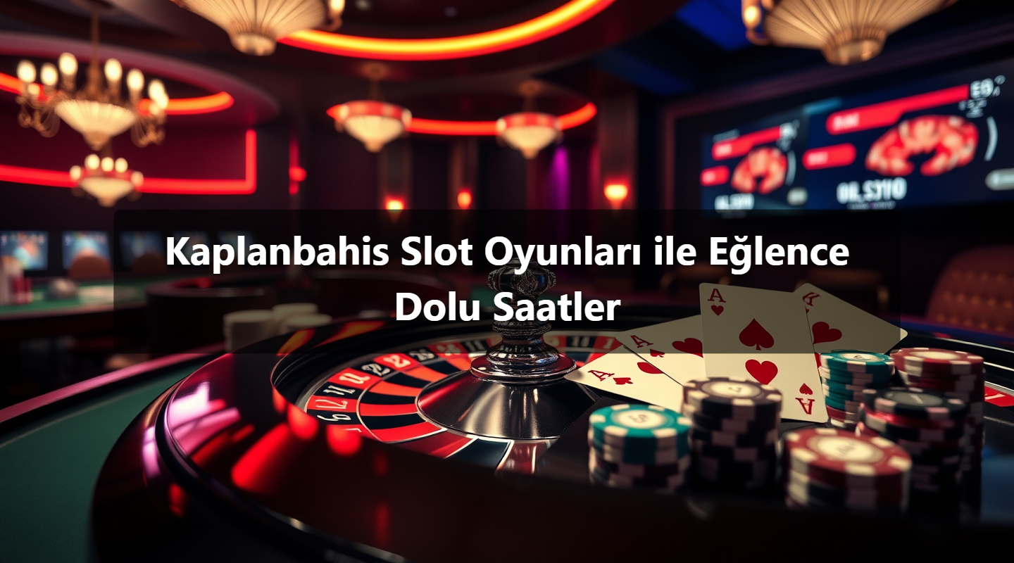 Kaplanbahis Slot Oyunları ile Eğlence Dolu Saatler
